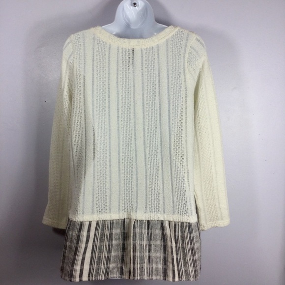 entro Mixed Media Oversized Sweater Tunic - Picture 2 of 6